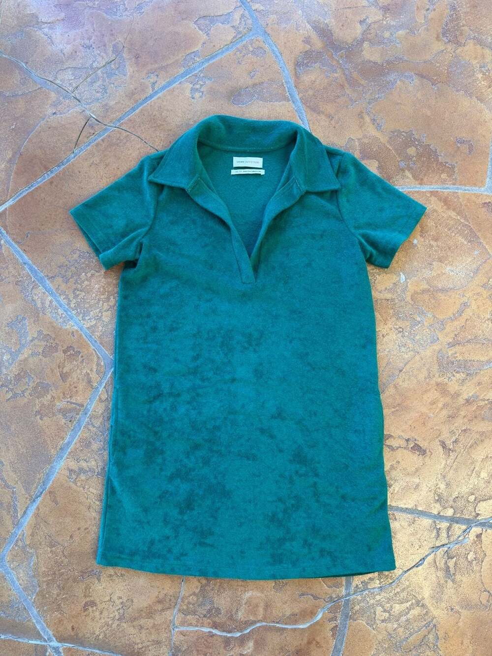 Urban Outfitters Terry Polo Dress Size XS Green